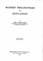 MODERN PHILOSOPHIES OF EDUCATION FIRST EDITION