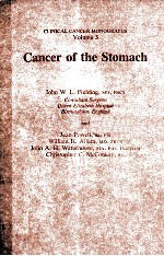 CLINICAL CANCER MONGRAPHS VOLUME 3 CANCER OF THE STOMACH