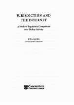 JURISDICTION AND TEH INTERNET