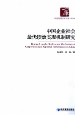 中国企业社会最优绩效实现机制研究